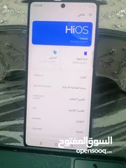  3 TECNO POVA 6 للبيع استعمال 1 شهر مع كامل اغراضو جديد يدعم ببجي 60فريم 256جيجا 24 رام