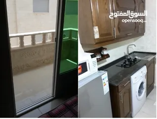  4 ستوديو فاخر غرفة وصالة مع بلكونة مقابل البوابة الشمالية - الجامعة الاردنية. الجبيهة