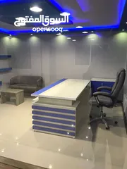  2 مكتب مدير كامل مع كرسي مميز قياس 2 متر