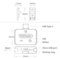  4 قطعة تهكير RCM Loader