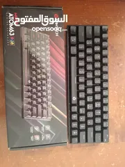  3 لوحة مفاتيح ميكانيكيه من شركة فانتك MK859 ATOM63 RGB سعر 15 دينار قابل للتفاوض للجادين فقط