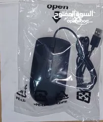  9 ماوس اورجينال اصلى استعمال كسر زيرو  ماوس سلكي ضوئي ديل   Mouse Optical Dell MS 116