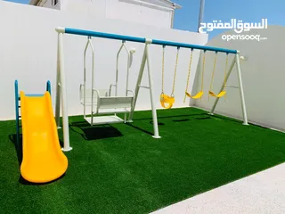  1 baby swing and sliding