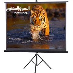  9 شاشةعرض بروجيكتر بمقاسات مختلفة يدوي او كهربائي او ترايبود Manual or Automatic Projector Screen