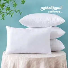  8 مخدات هولفن الطبيه صحية تماماً وعديمة الرائحة وغير مسببة للحساسية الوجه الخارجي مصنوع من البوليست