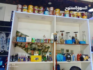  5 محل لوازم ارجيل وتدخين على خط سرفيس العبداللات كامل مع ديكور وكاميرات مراقبه واجار مقبول جدا