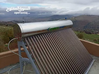  4 سخان شمسي ستانلس ستيل من الداخل والخارج ضد الصدأ