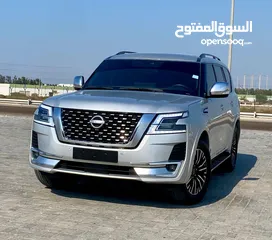  1 نيسان ارمادا SV 2021 محول نيسان بترول 2022 من لخارج وداخل  اصلي  4X4