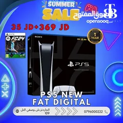  1 بلايستيشن 5 جديد مكفول بأفضل سعر كفالة رسمية PS5 SLIM CD EDITION و بلايستيشن 5 ديجيتال PS5 DIGITAL