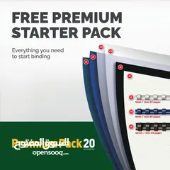  10 جهاز تغليف الكتب والمذكرات - Comb Binding Machine