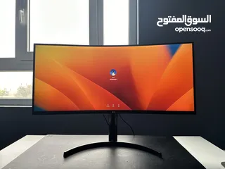  1 LG Ultra wide 34-inch curved monitor