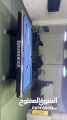  3 طاولة بلياردو امريكي وعدة قهوة