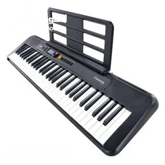  1 Casio Portable Keyboard, Black Color, 61     Keys CT-S200 اورج كاسيو تون 200 مستعمل بحالة الجديد