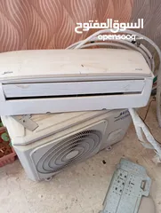  9 مكيف واحد طن بحاله جيده يعمل بشكل ممتاز موفر جدا