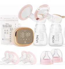 1 شفاط حليب كهربائي مزدوج بدرجة مستشفى NCVI Double Electric Breast Pump (Hospital-Grade Strength)