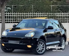  1 بورش كيان اس Porsche Cayenne S موديل 2006 لون زيتي ماجِك فُل أوبشن مميز بحال الشركة للبيع