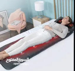  6 فرشة المساج الحرارية الرائعة لكامل الجسم  تزيل الآم الظهر والرقبة  تقضي على الشعور بالإر