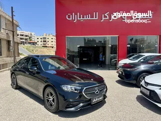  1 مرسيدس E200 AMG بانوراما كت اسود نايت 2024 الشكل الجديد وارد المانيا بحالة الزيرو مميزة