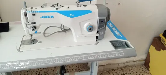  3 مكنات خياطة نوع jack جديدات+كواية ملابس