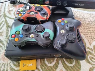  6 اكس بوكس 360 معدل مع 3 أيادي ومكتشفة العاب بسعر خرافي مع جميع اسلاكه ما عدا سلك البور السعر خرافي