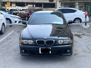  17 للبيع سيارة BMW فئة 525 وارد اليابان مديل 2001 قمة النضافه ممتازة بدون حوادث.. اساسي كيت M5 كامل