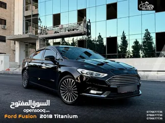  6 فـورد فـيـوجـن 2018 تـيـتـانـيـوم كاش أو أقساط
