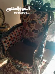  3 كنب خشب مستعمل