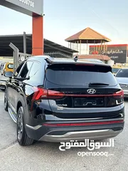  24 هونداي سنتافيه 2022 هايبرد فل اضافات اعلى صنف بريميوم بلس برستيج vip وارد كوريا لون اسود