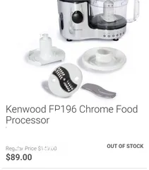  4 Kenwood food processor محضرة طعام كينوود