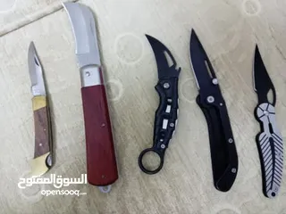  1 مجموعة  جديدة سكاكين للبيع(التواصل على الdm)