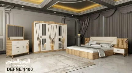  3 غرف نوم تركي 7 قطع مميزه شامل تركيب ودوشق مجاني