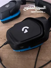  7 سماعة لوجيتك g432 logitech اصلية بحالة ممتازة جدا صوت نقي ومرتب 7.1 مع جميع المميزات وخامة ممتازة جد