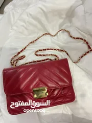  4 3 Bags red white / brown (new)