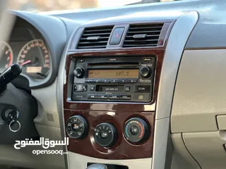  20 تويوتا كورولا للبيع بحاله ممتازه موديل 2009