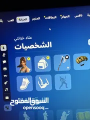  1 حساب فورتنايت فيه اكس كريتوس وسكنات نادره وعرق