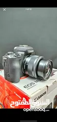  1 canon m50 with cage and adapter