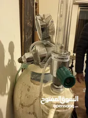  2 اسطوانة اكسجين مع منظم استخدام مرة واحدة للبيع
