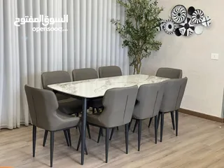  8 طاولات طعام للسفرة والمطبخ رخام مصنع
