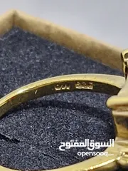  14 خواتم فضة 925 مع احجار كريمه مميزة