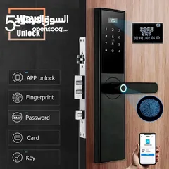  3 smart lock door - نظام قفل الباب الذكي للابواب مع الانظمة العبقرية للشركات والمكاتب والبنوك والمنازل