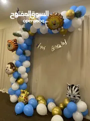  6 Balloons decoration for birthday