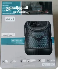  5 سماعات مكبر صوت شحن 4 انش سبيكر بلوتوث راديو اضائه سماعة رحلات صوت قوي SPEAKER