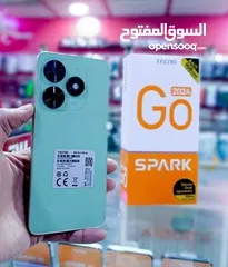  4 مستعمل ايام Spark GO رام 6 و 8 جيجا 64 و 128 أغراضة والكرتونه الأصلية متوفر توصيل