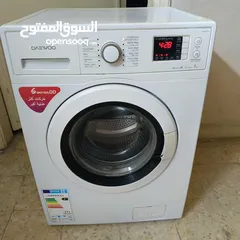  2 غسالة دايو 7 كيلو فل انفيرتر موفرة للكهرباء بحالة ممتازة