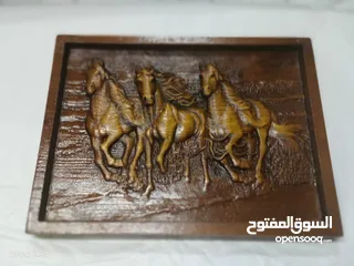  1 Wood Carving art semi hand made