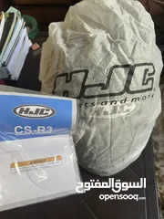  1 خوذة اصلية HJC بحالة ممتازة