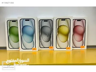  2 Iphone 15 plus (128GB/256GB) جديد كفالة شرق اوسط  ايفون 15 بلس 256 جيجا كفالة لمدة عام