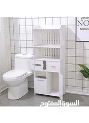  6 ستاند الحمام العصري PVC – أناقة ونظام في قطعة وحدة تصميم أنيق باللون الأبيض يضيف لمسة فخمة لأي زاوية
