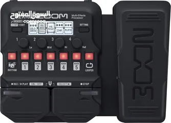  7 ‏Zoom G1X Four Multi Effects Processor with Expression Pedal