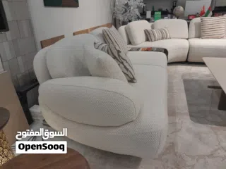  3 Maseraty L shape sofa bed set